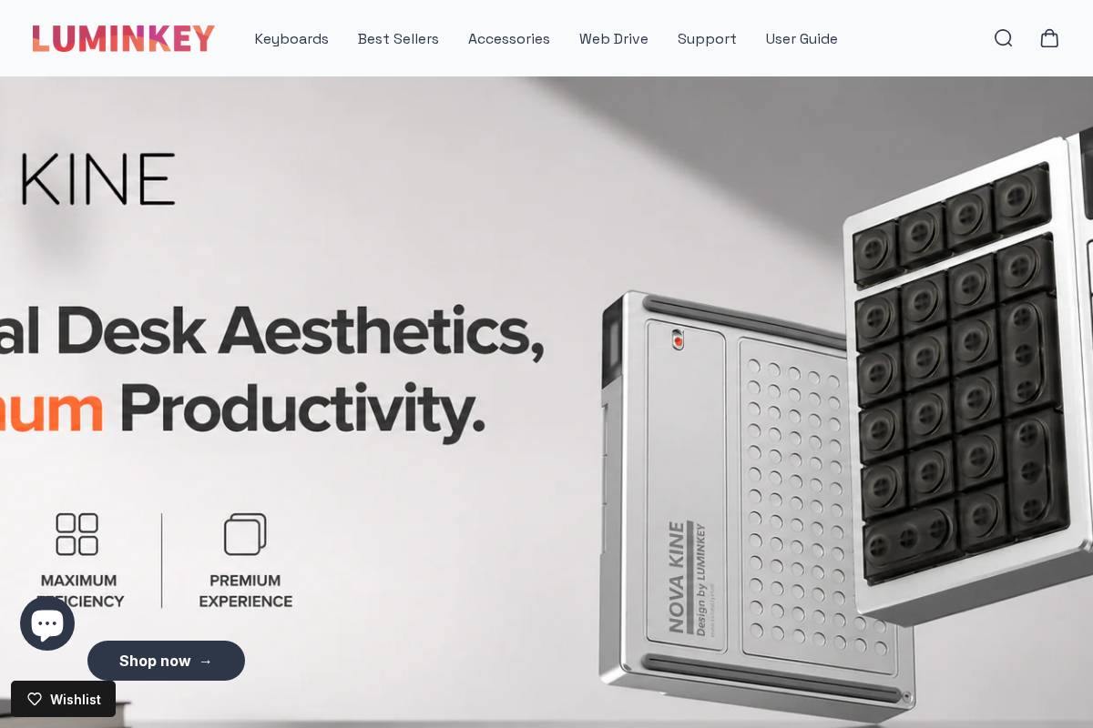 luminkey.com homepage screenshot