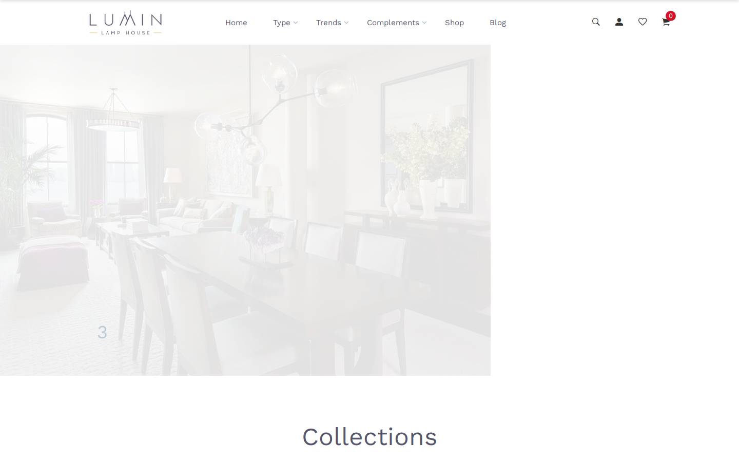 luminlamphouse.com homepage screenshot