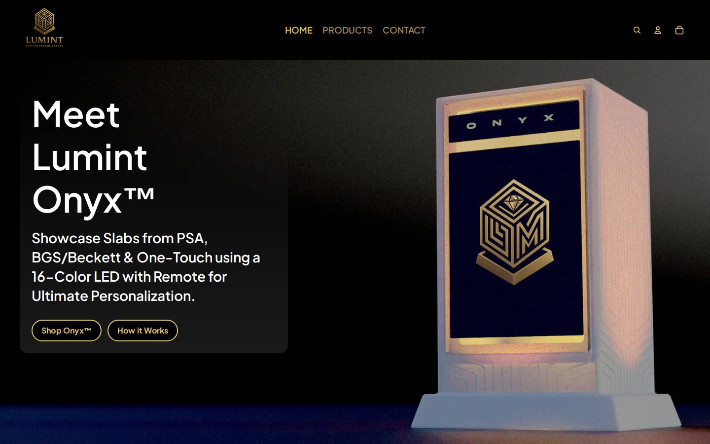 lumintinc.com homepage screenshot