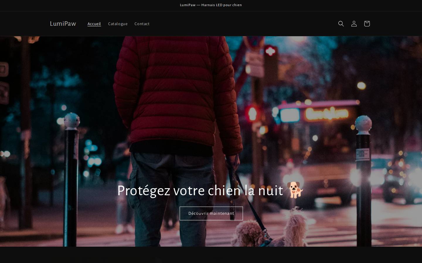 lumipaw.fr homepage screenshot
