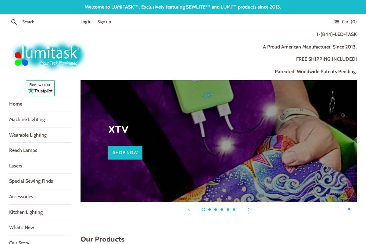 lumitask.com homepage screenshot