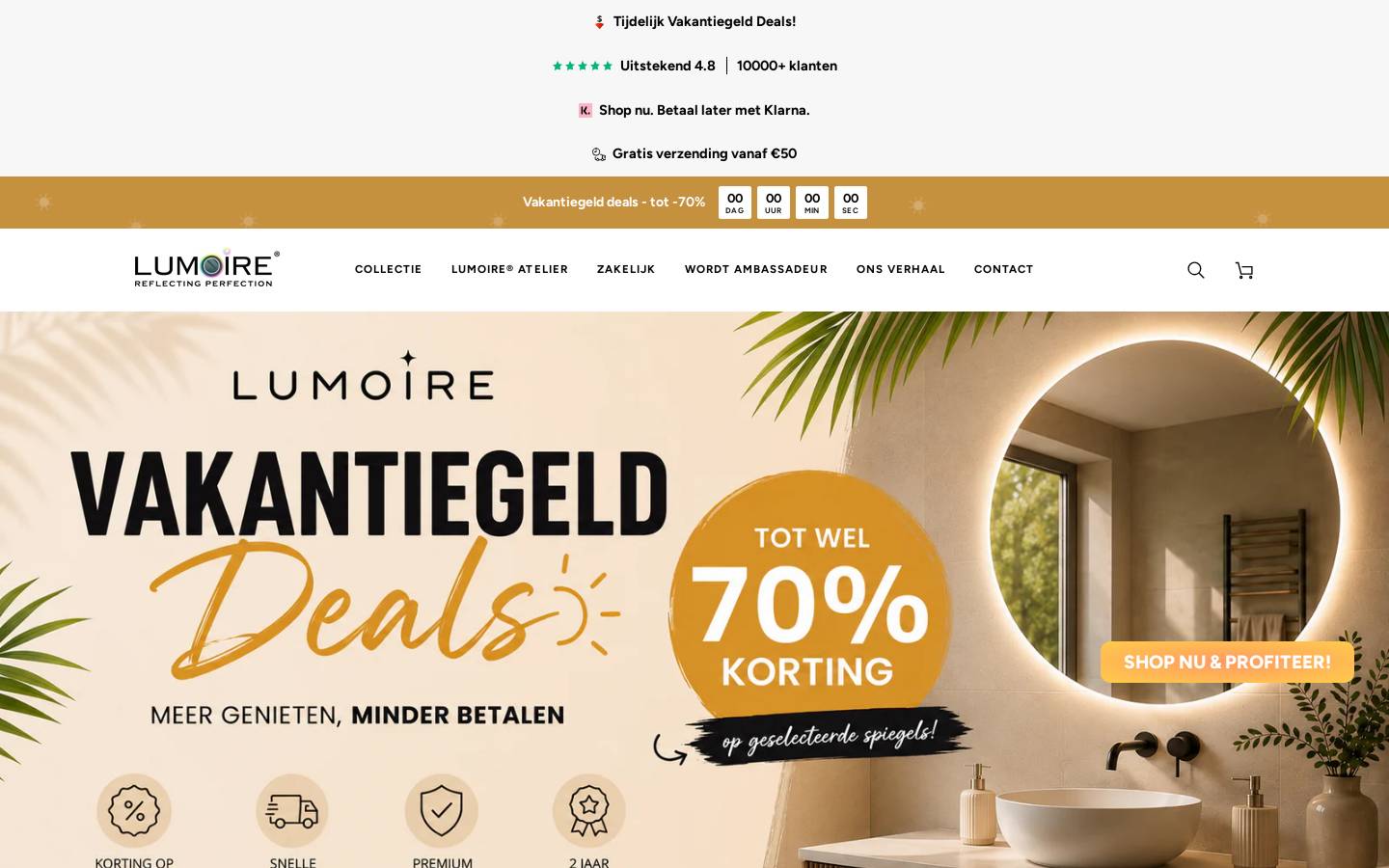 Lumoire homepage screenshot