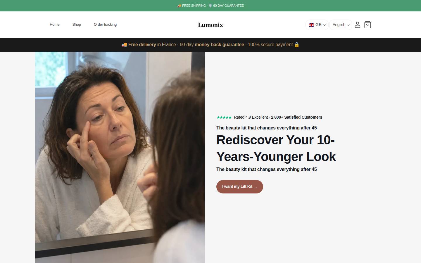 lumonixe.com homepage screenshot