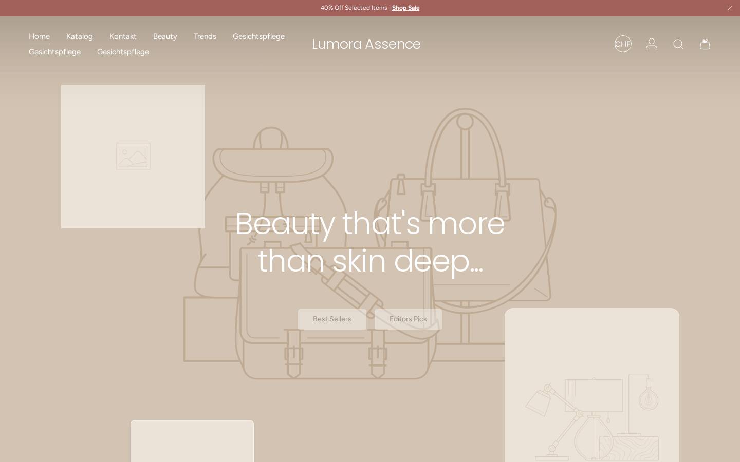 lumora-assence.com homepage screenshot