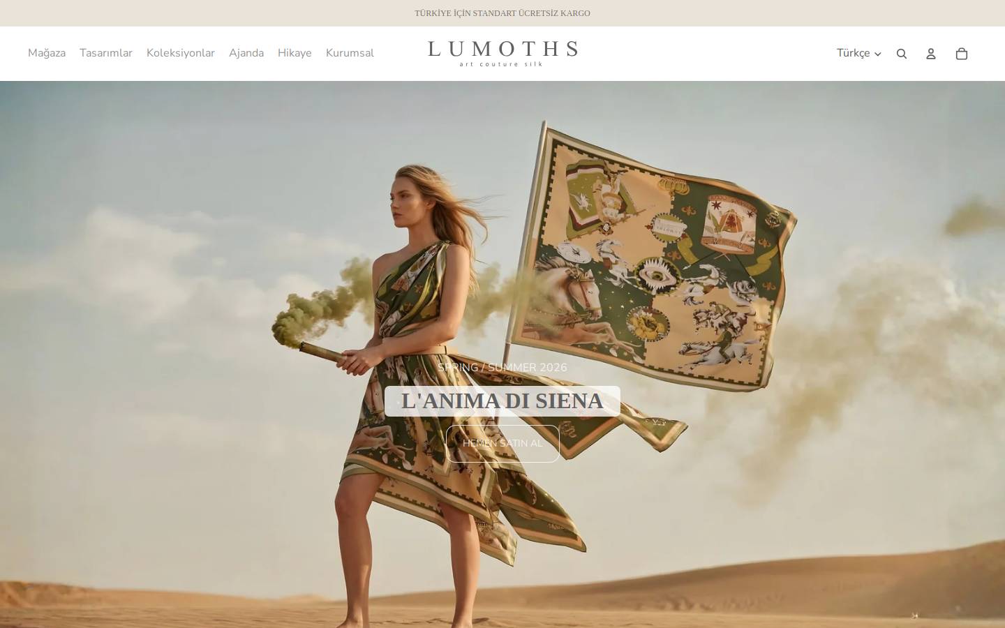 lumoths.com homepage screenshot