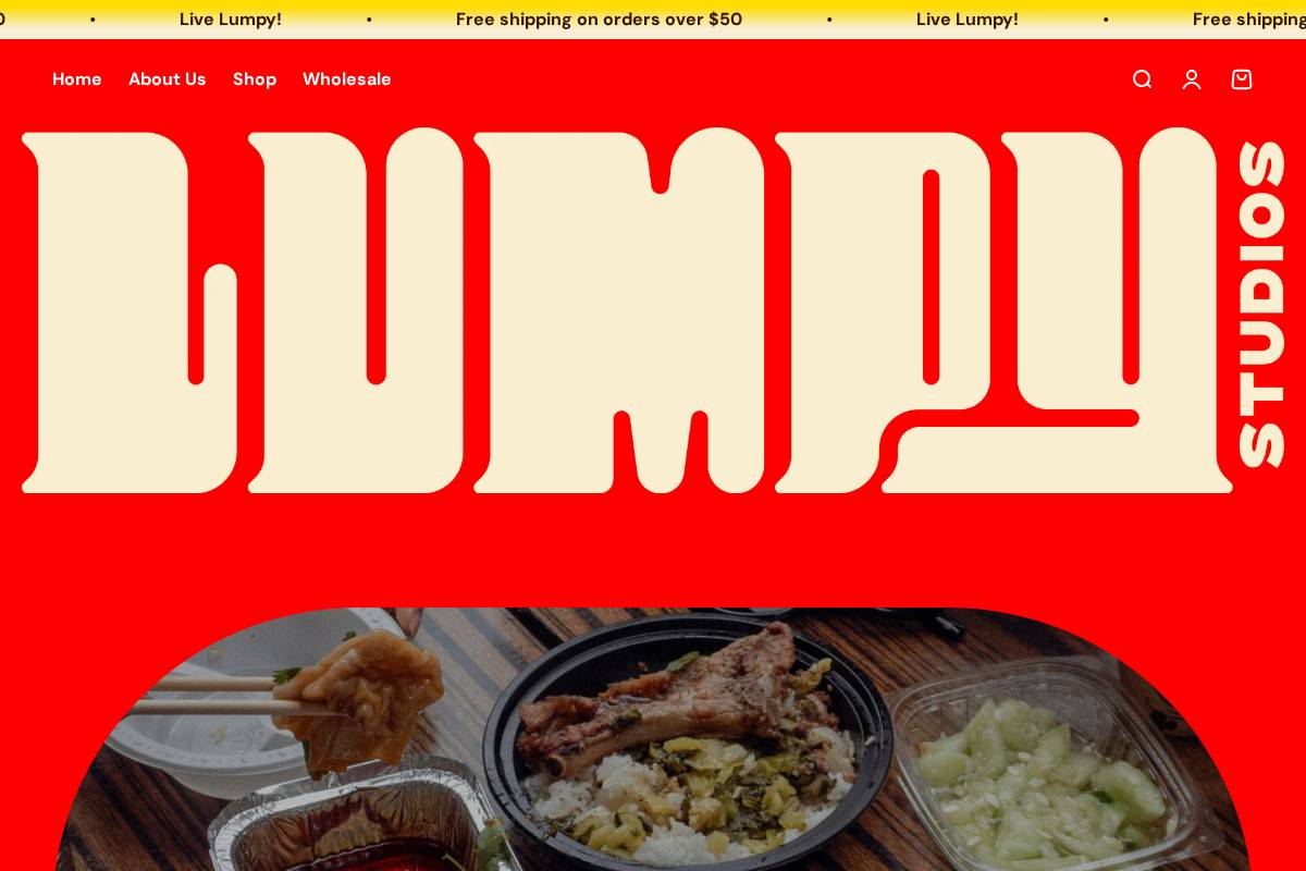 lumpystudios.com homepage screenshot