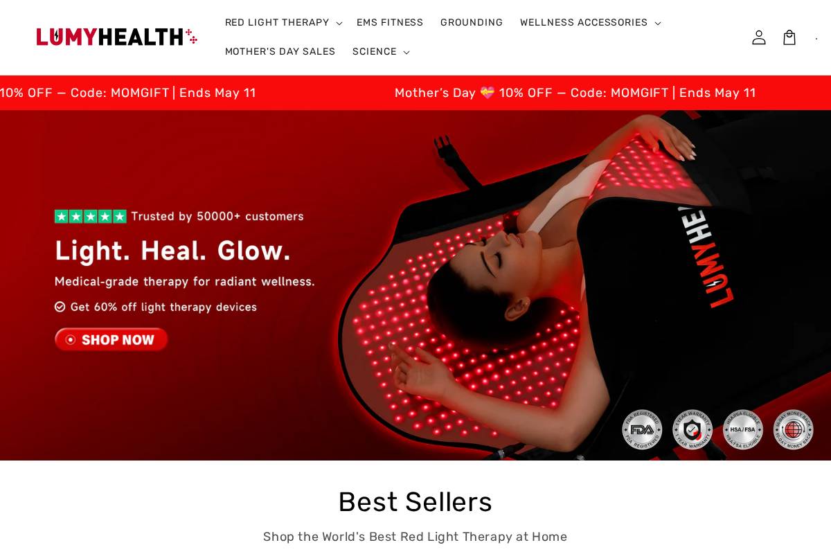 Lumyhealth homepage screenshot