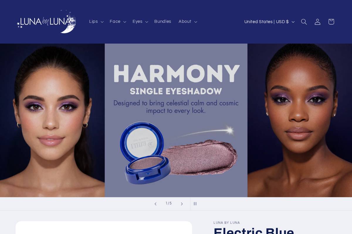 Luna By Luna homepage screenshot