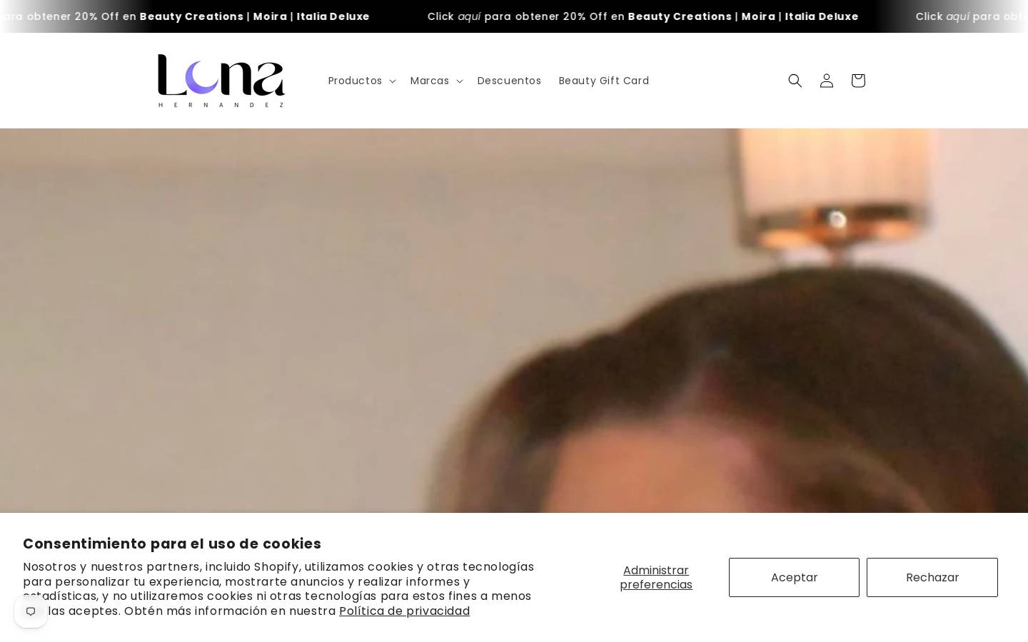lunahernandez.com.mx homepage screenshot