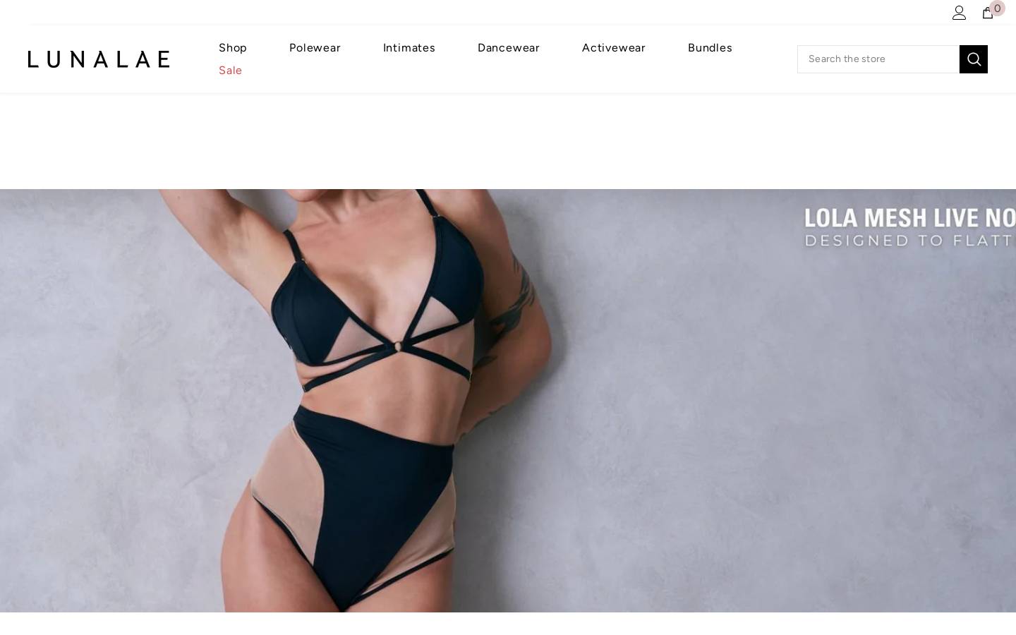 Lunalae homepage screenshot