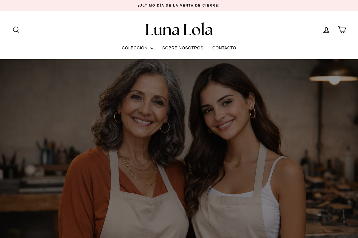 lunalola.es homepage screenshot