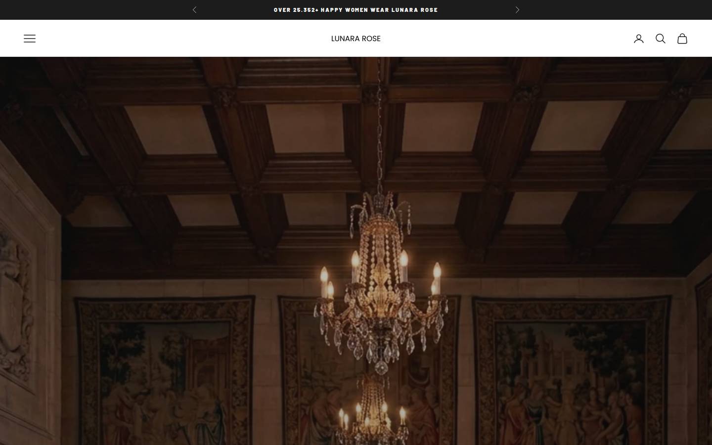 lunararose.com homepage screenshot