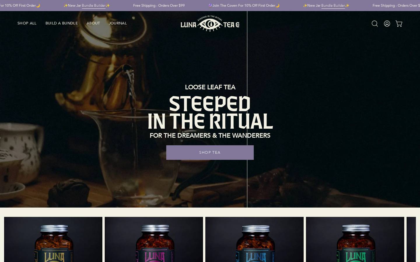 lunatea.co homepage screenshot