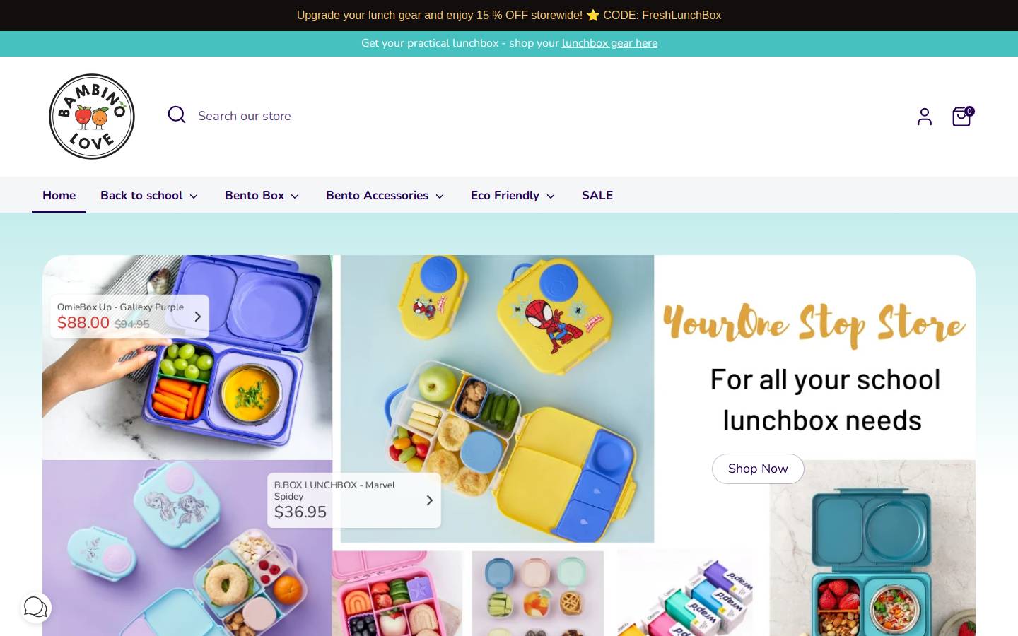 lunchboxaustralia.com.au homepage screenshot