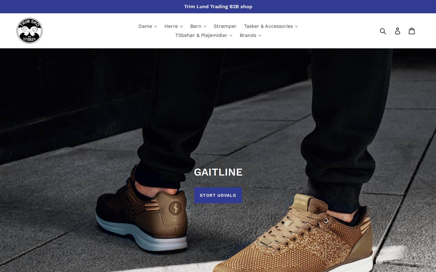 Trimsko homepage screenshot