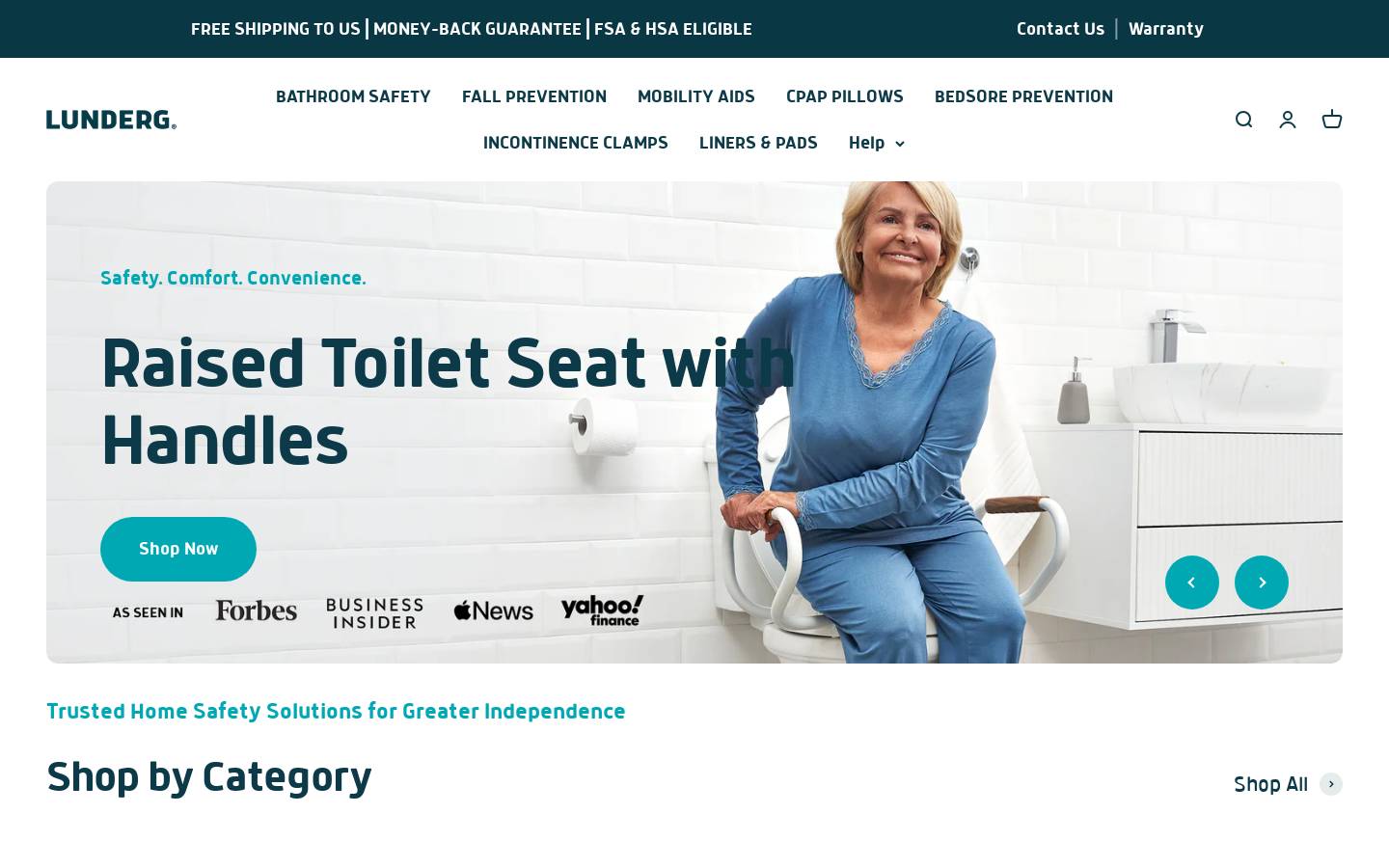 lunderg.com homepage screenshot