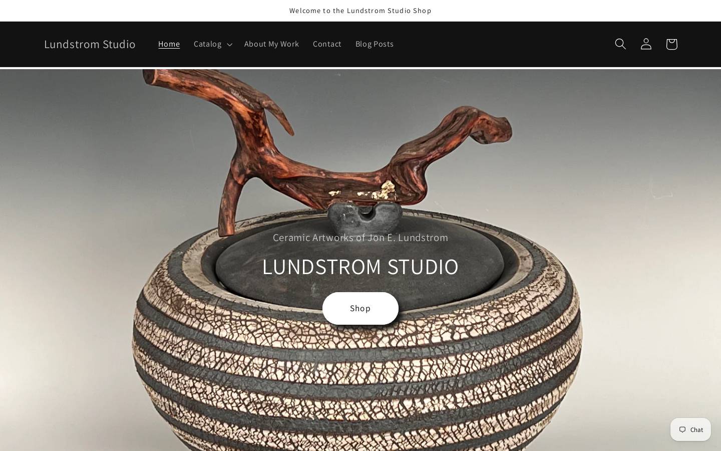 lundstromstudio.com homepage screenshot