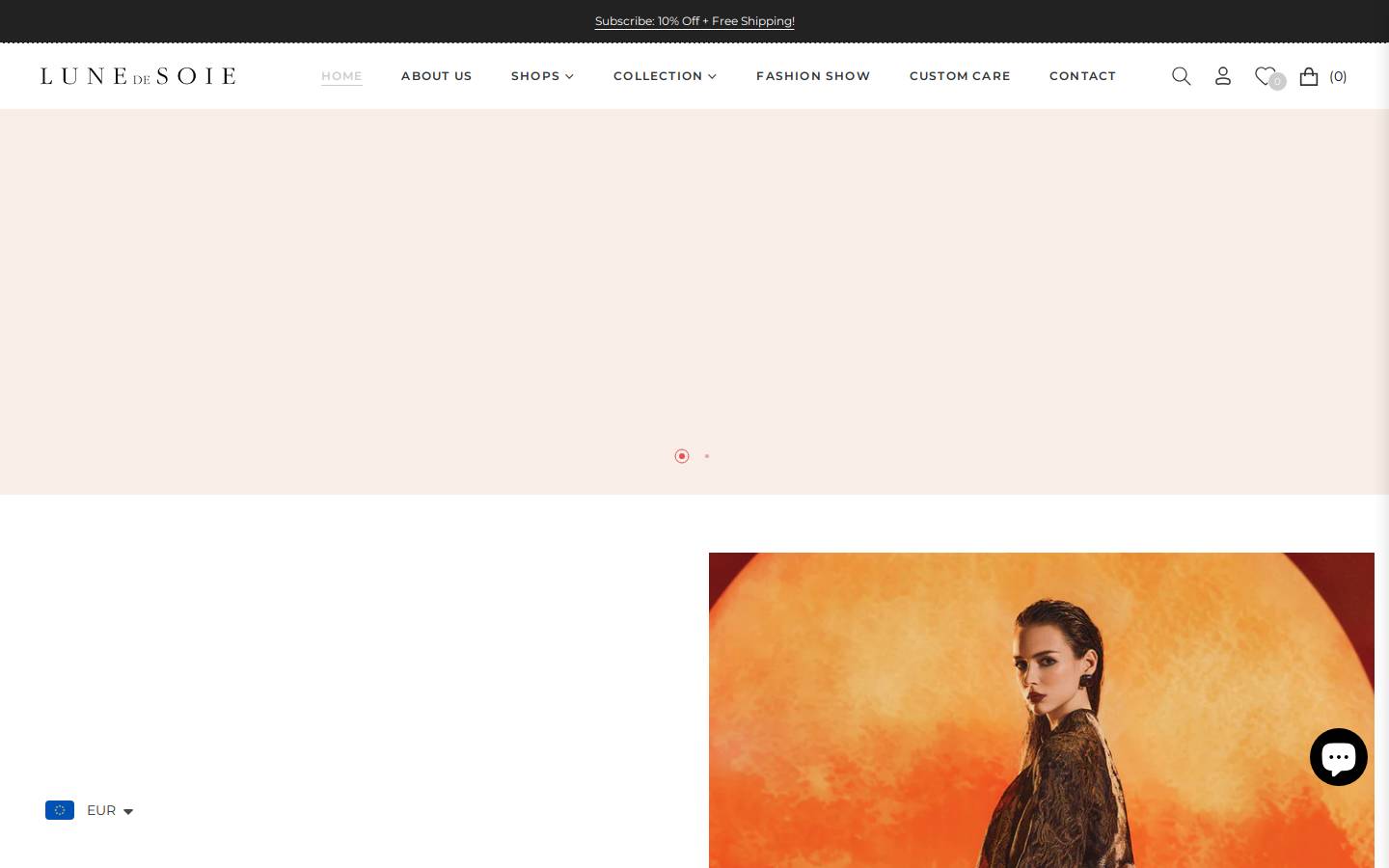 lunedesoie.com homepage screenshot