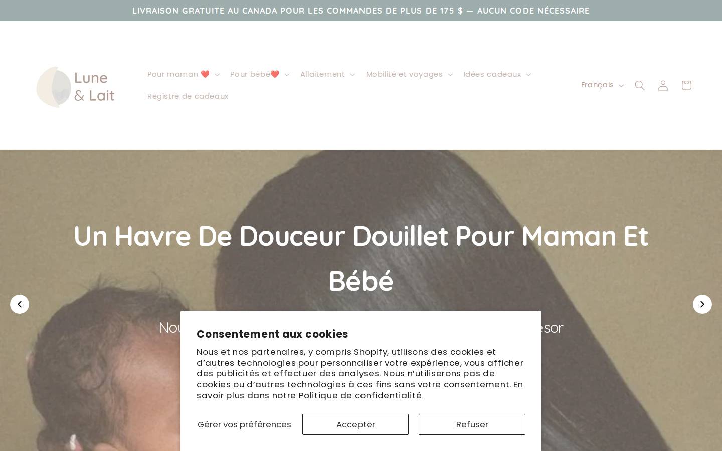 luneetlait.ca homepage screenshot