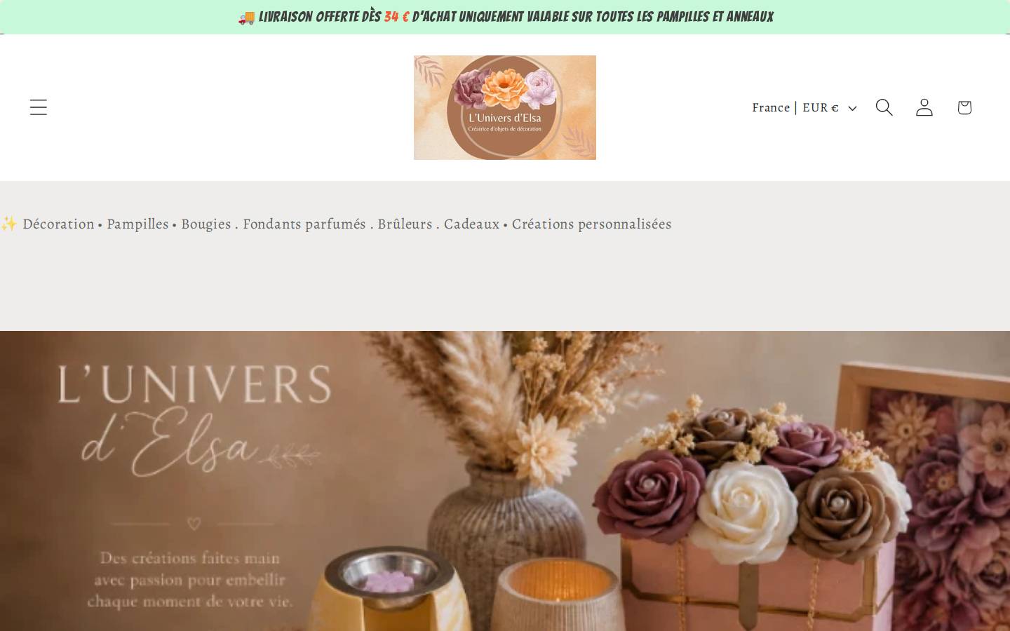 luniversdelsa.com homepage screenshot