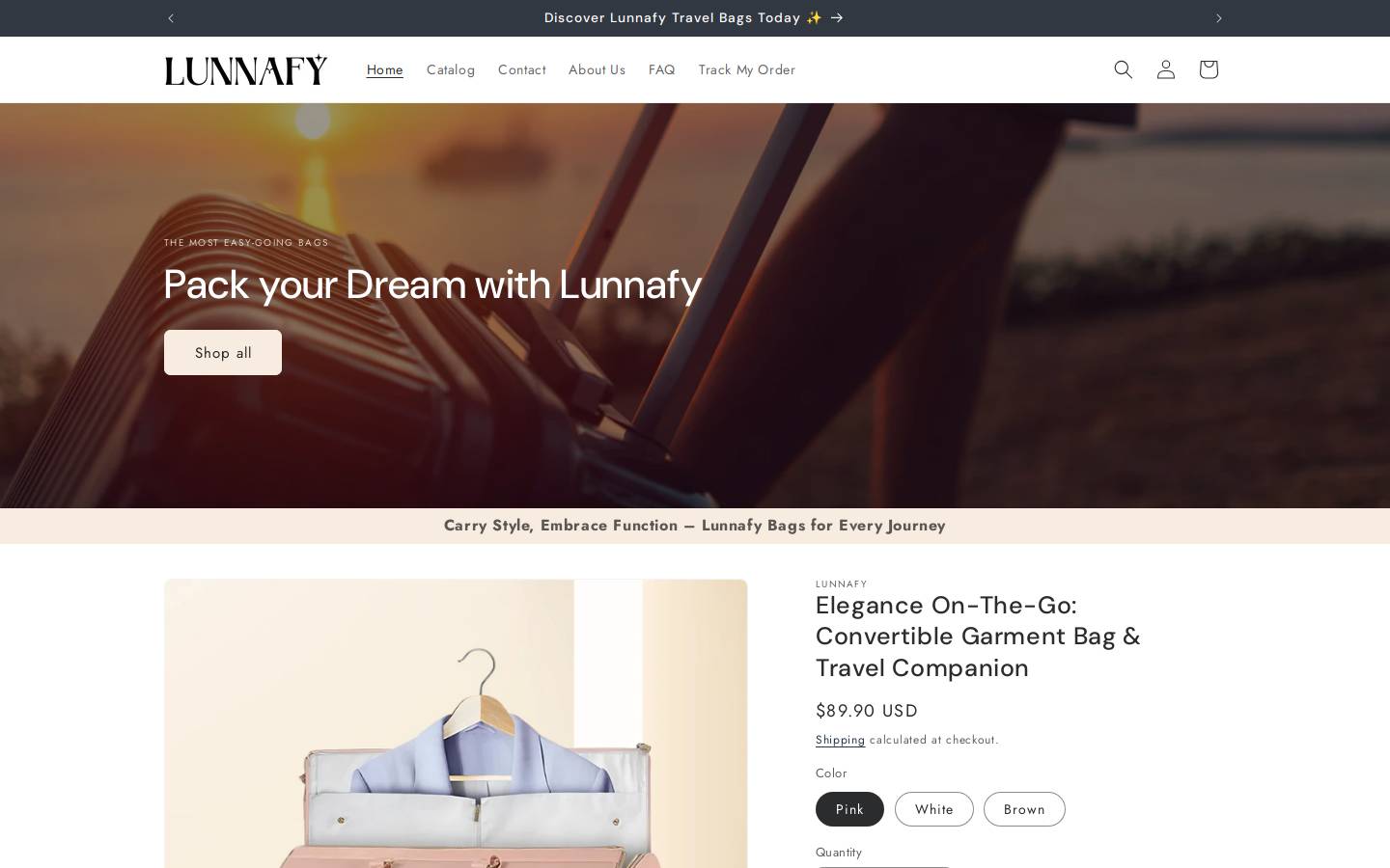 lunnafy.com homepage screenshot