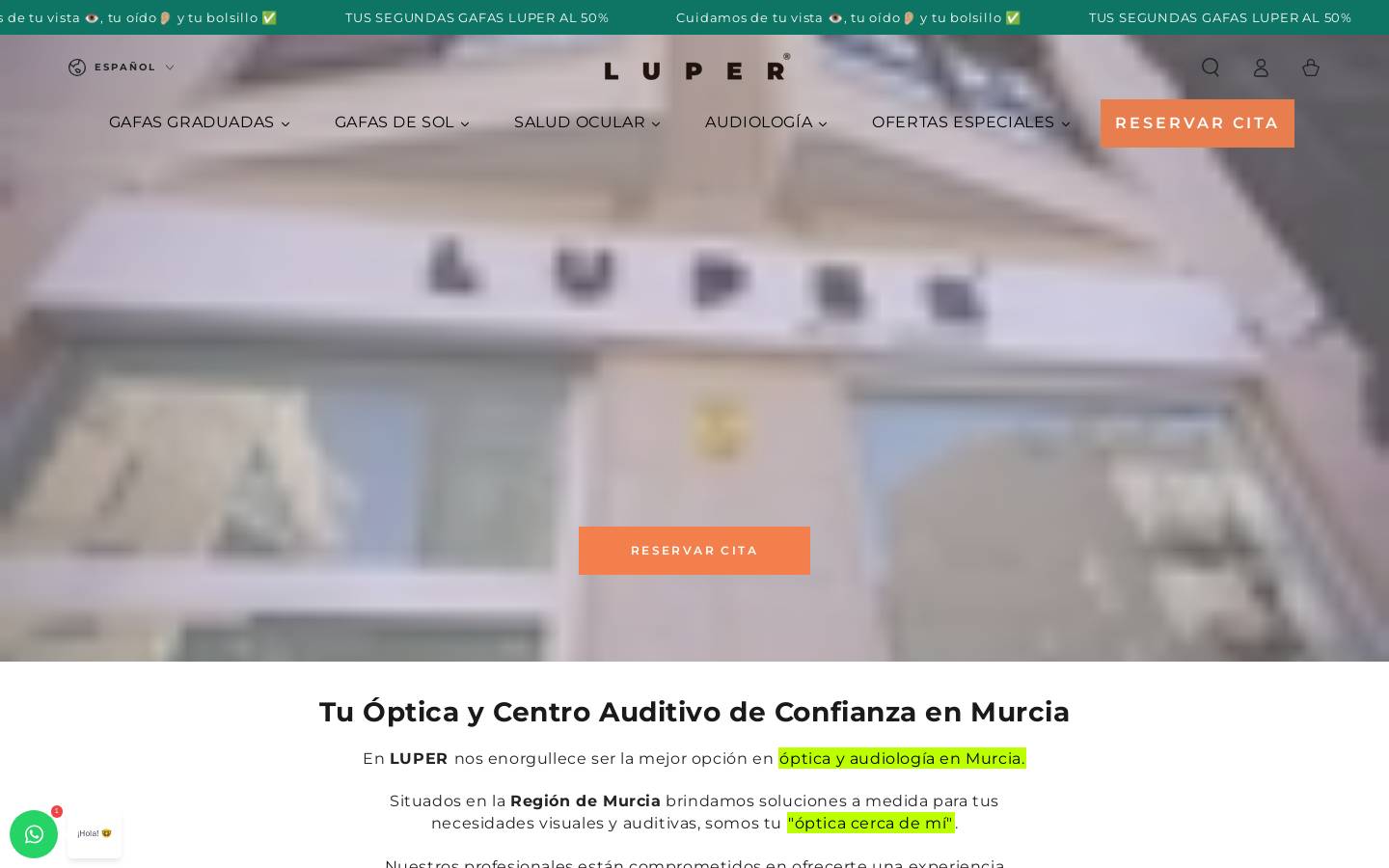 luper.es homepage screenshot