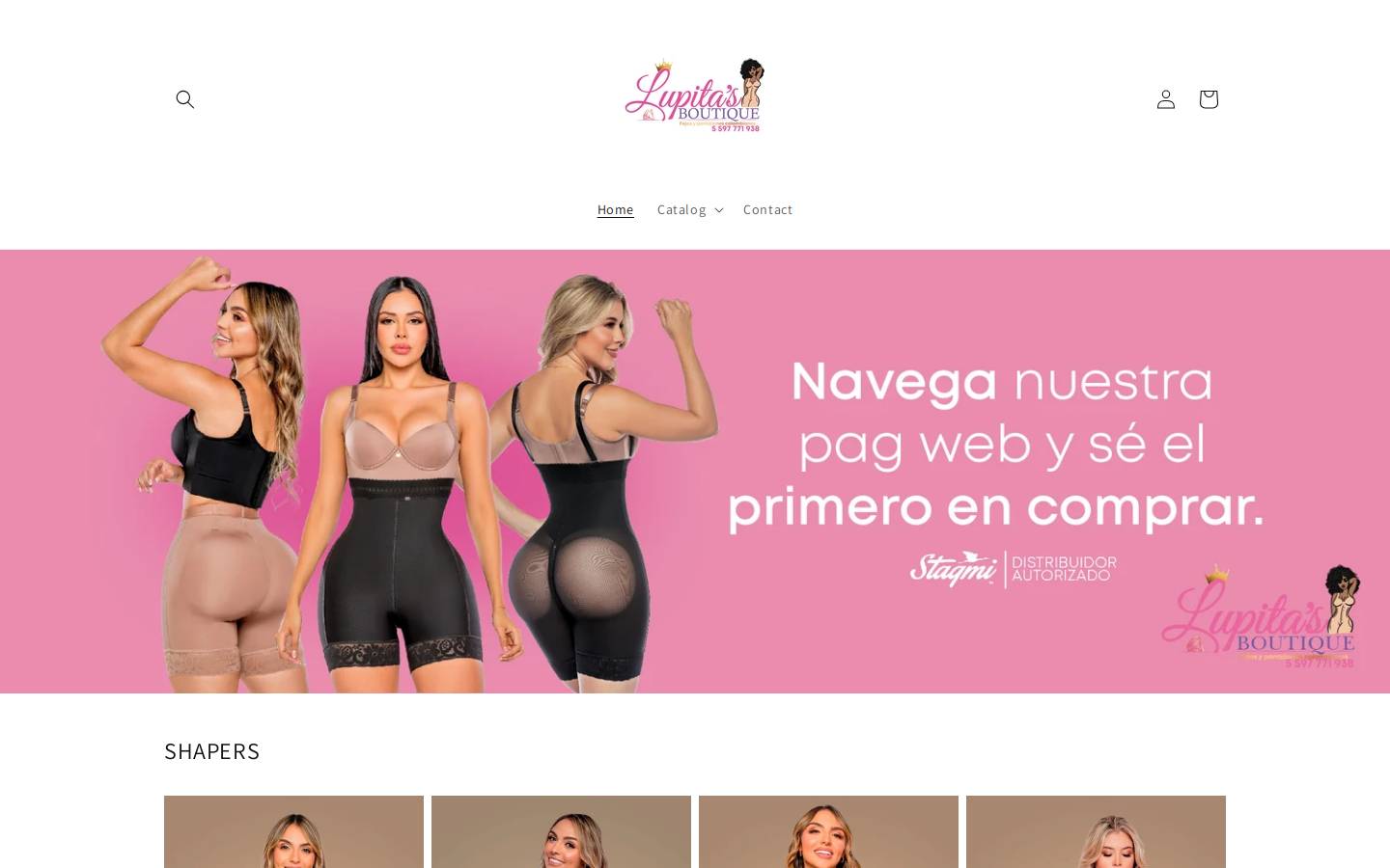 lupitasboutique.com homepage screenshot
