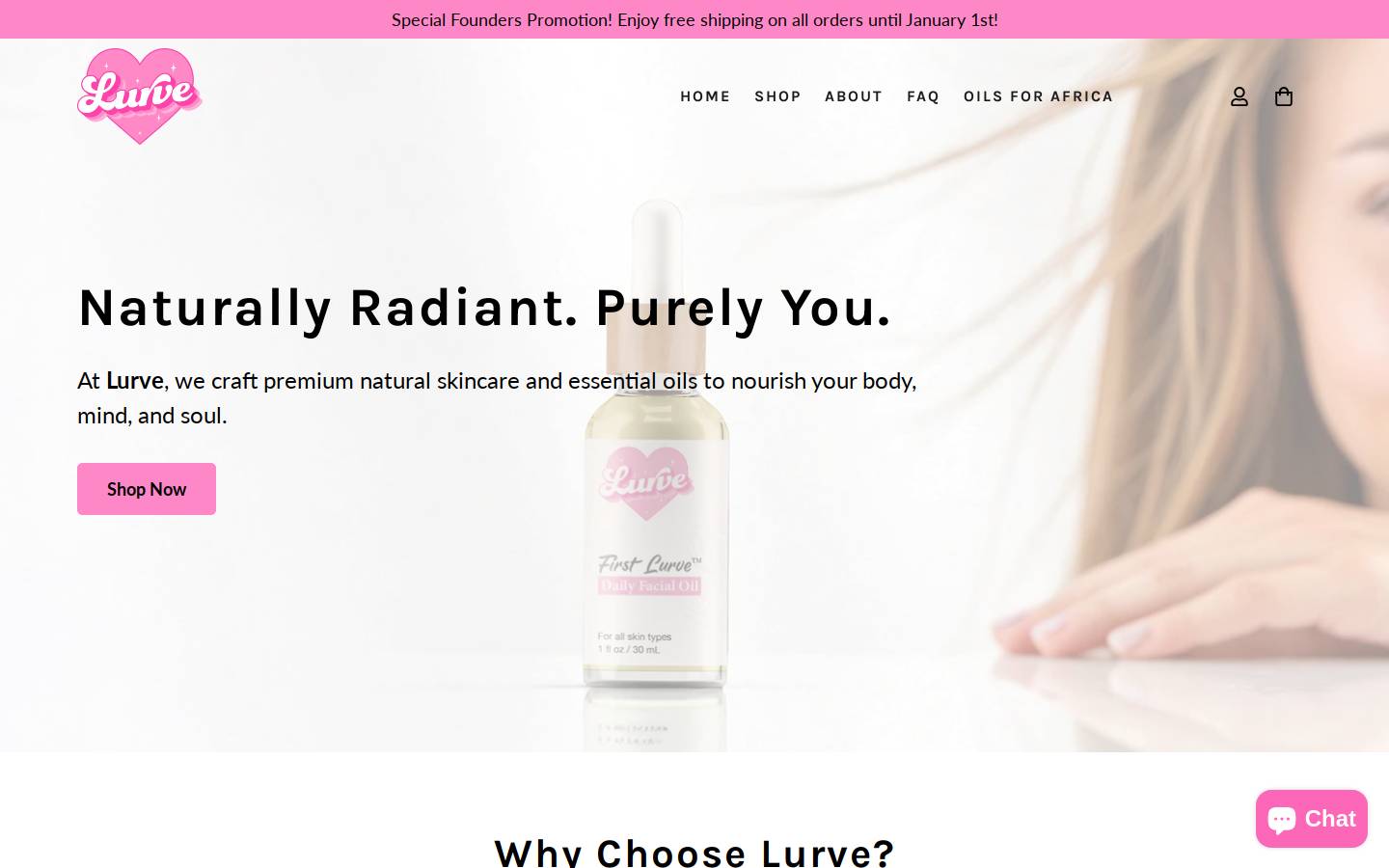 lurve.us homepage screenshot