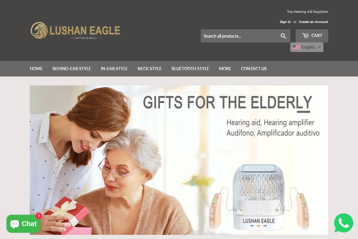 lushan.eu homepage screenshot