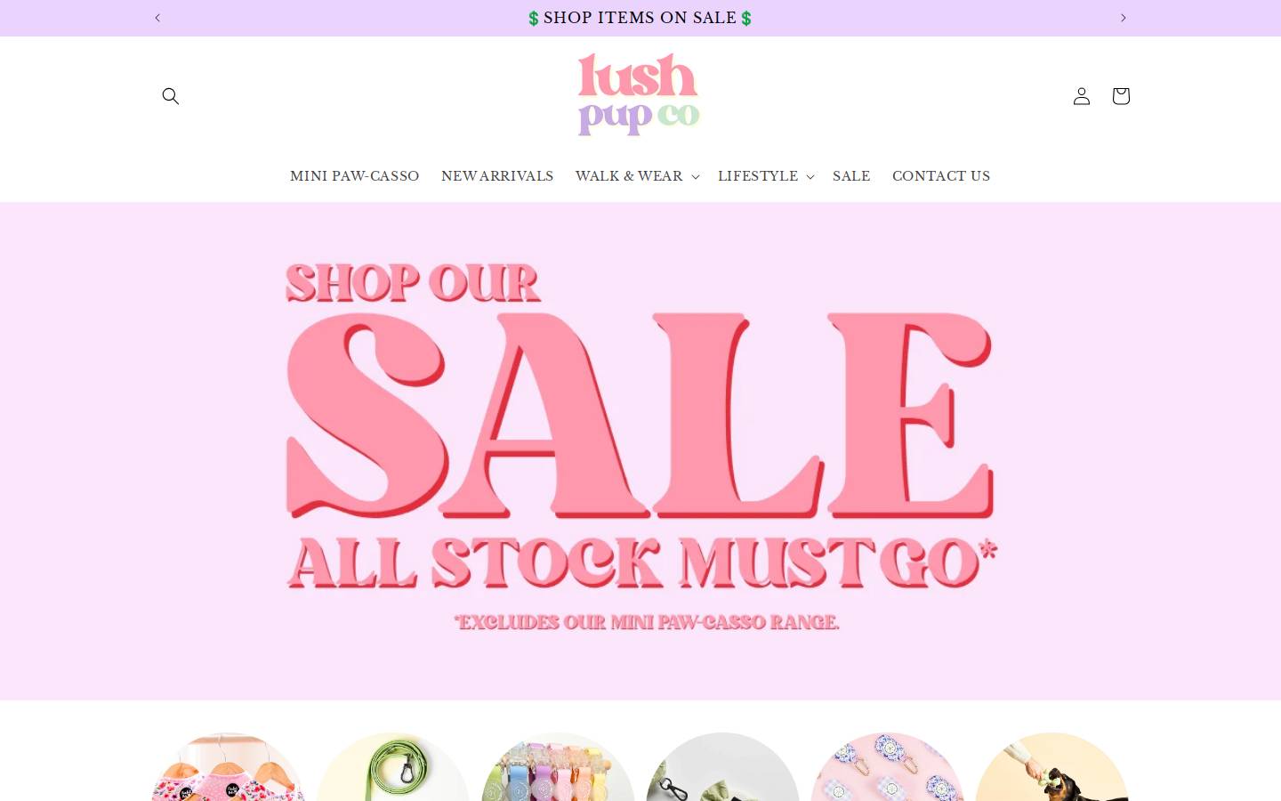 lushpupco.com homepage screenshot