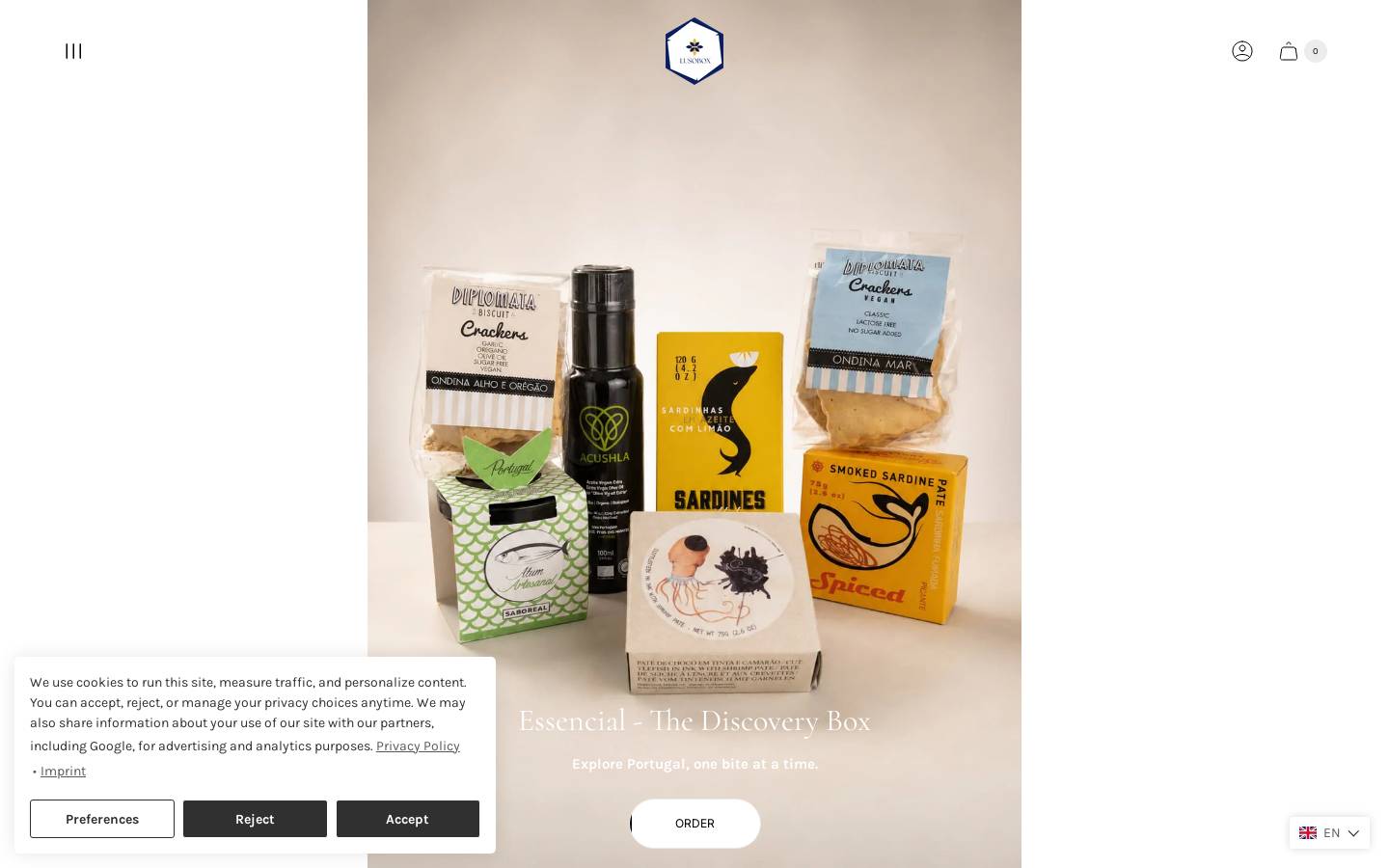 lusobox.com homepage screenshot