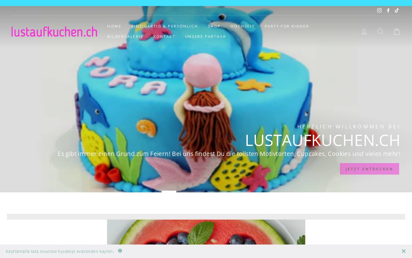 lustaufkuchen.ch homepage screenshot