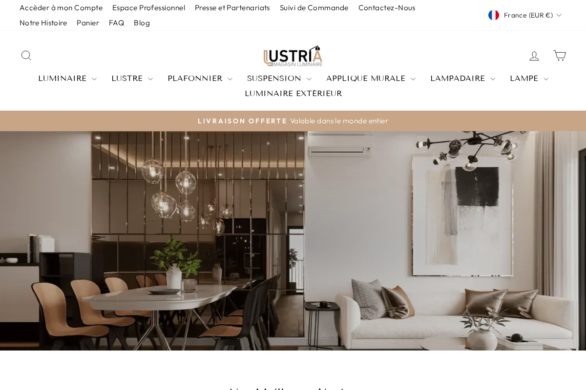 Lustria homepage screenshot