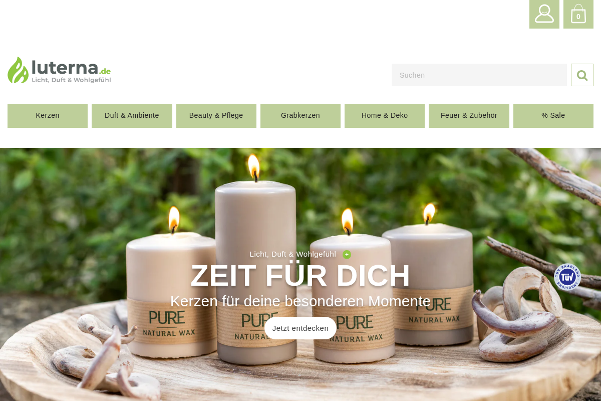 luterna.de homepage screenshot