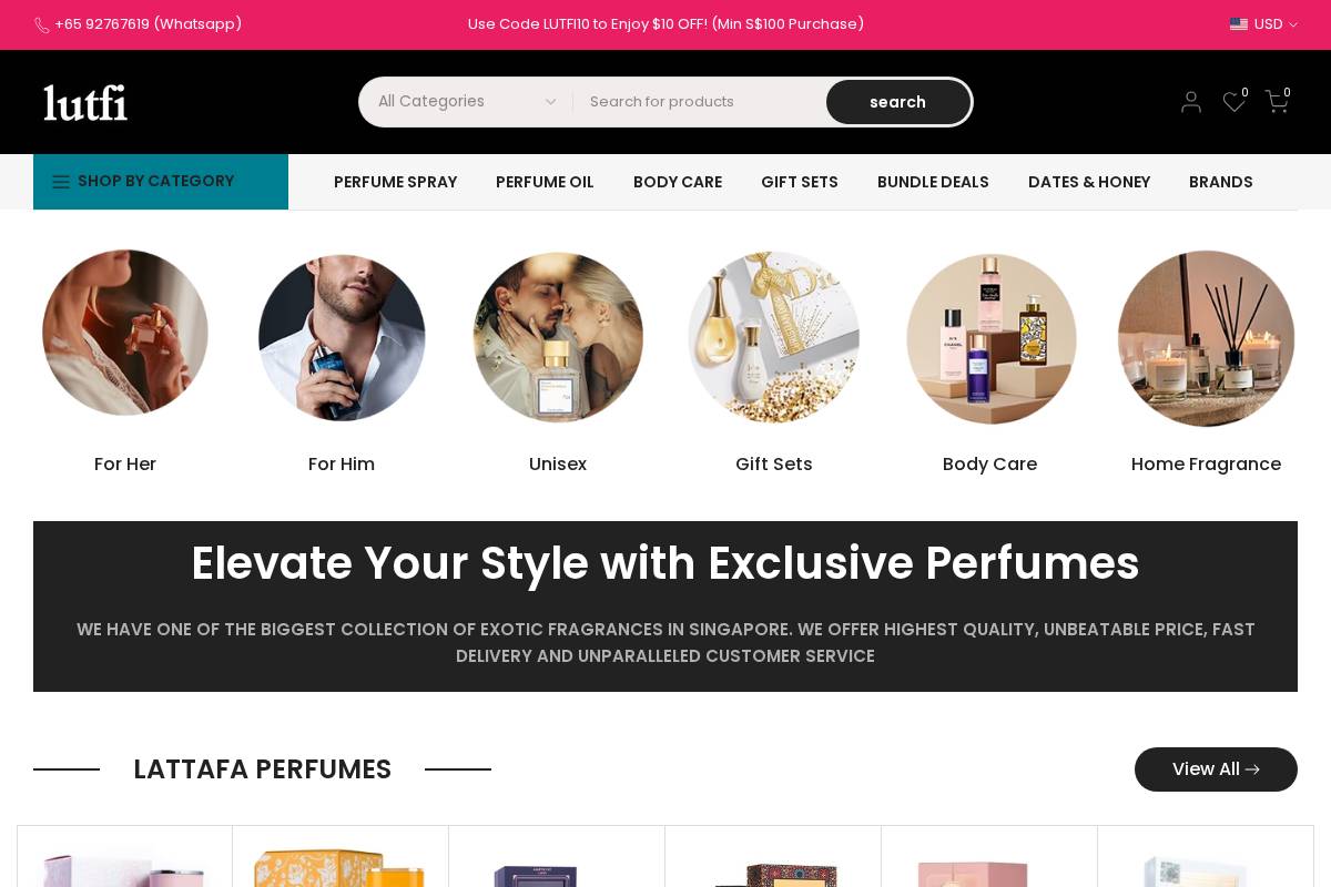 lutfi.sg homepage screenshot