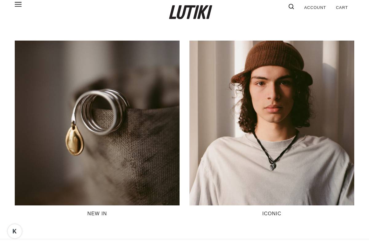 lutiki.com homepage screenshot