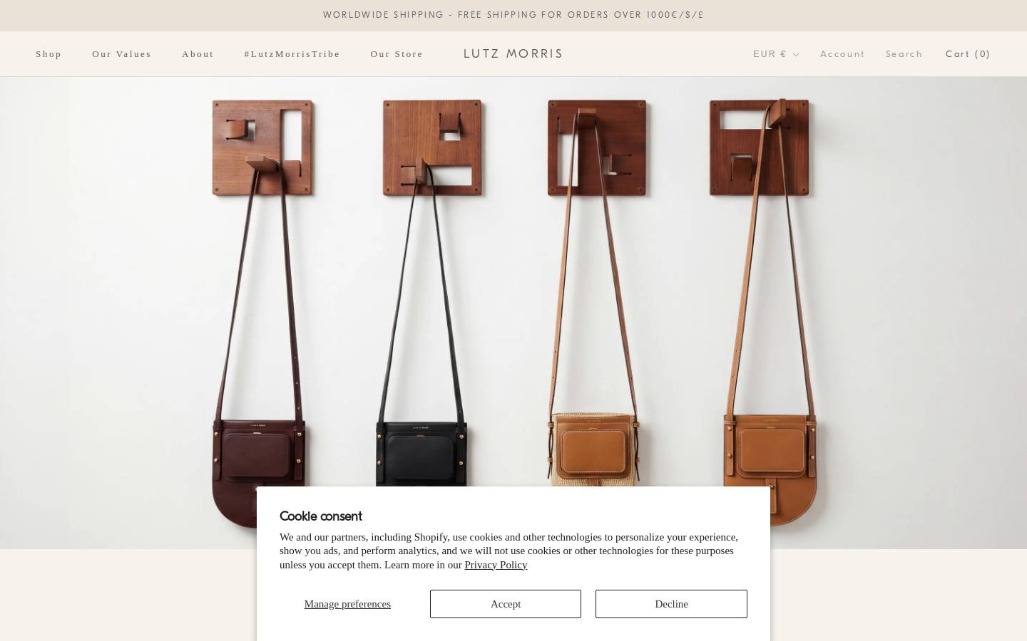 lutzmorris.com homepage screenshot