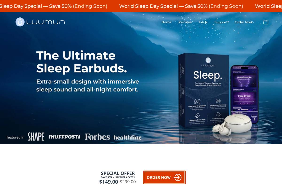 luumun.com homepage screenshot