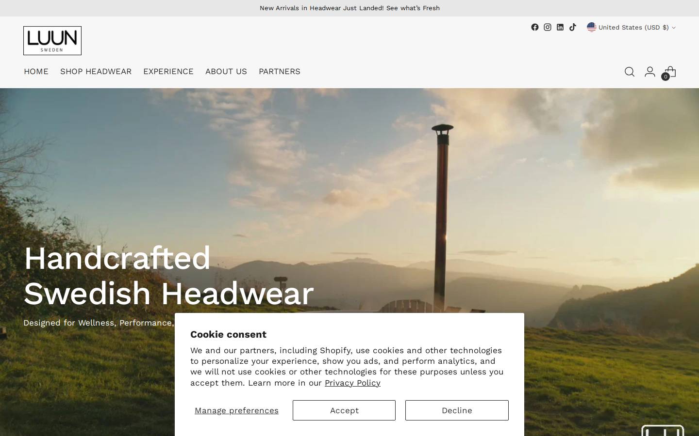 luun.se homepage screenshot