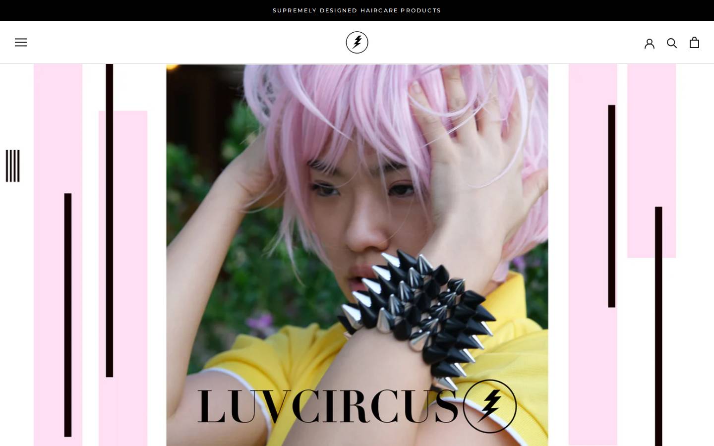 luvcircus.com homepage screenshot