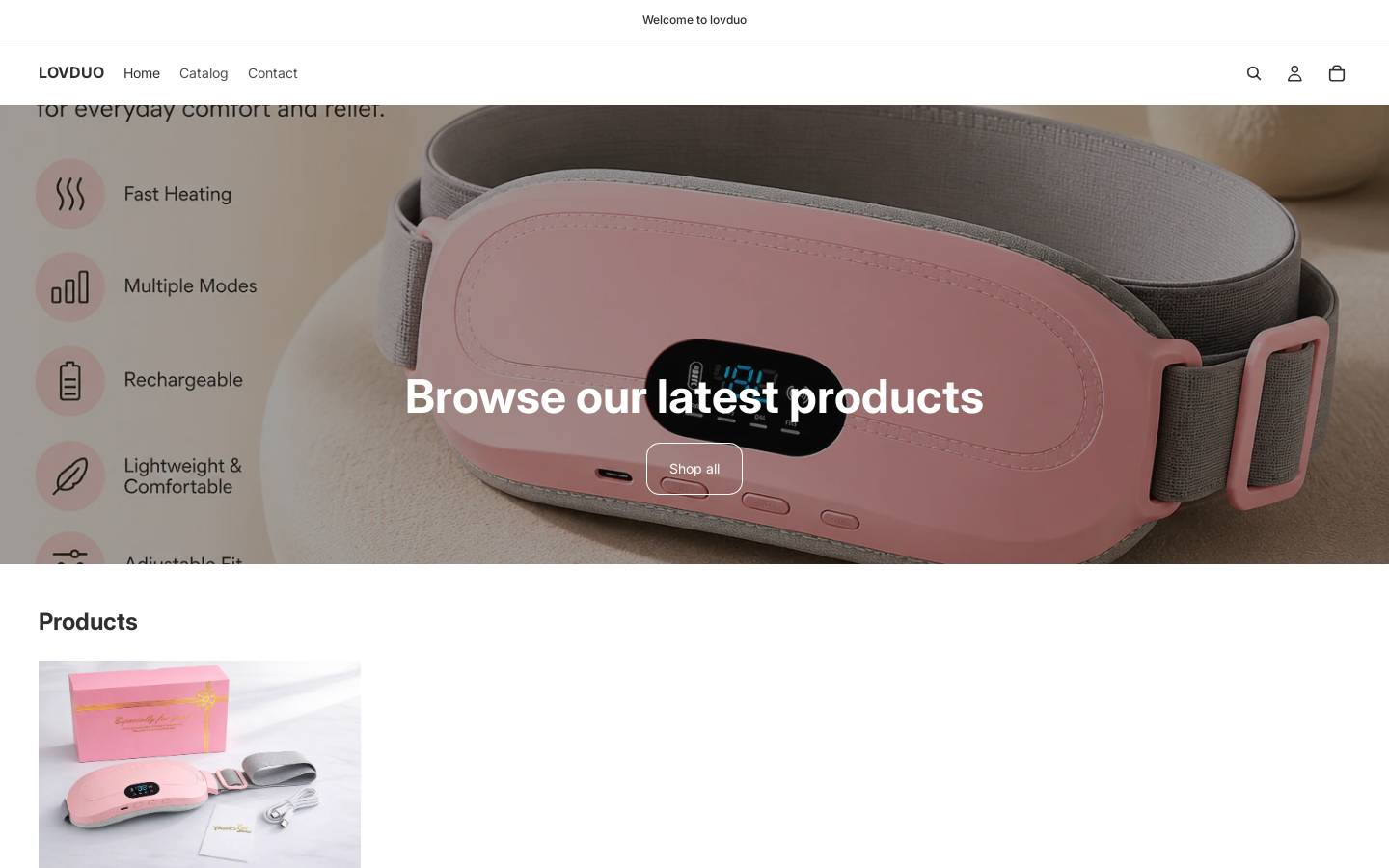 luvduo.com homepage screenshot