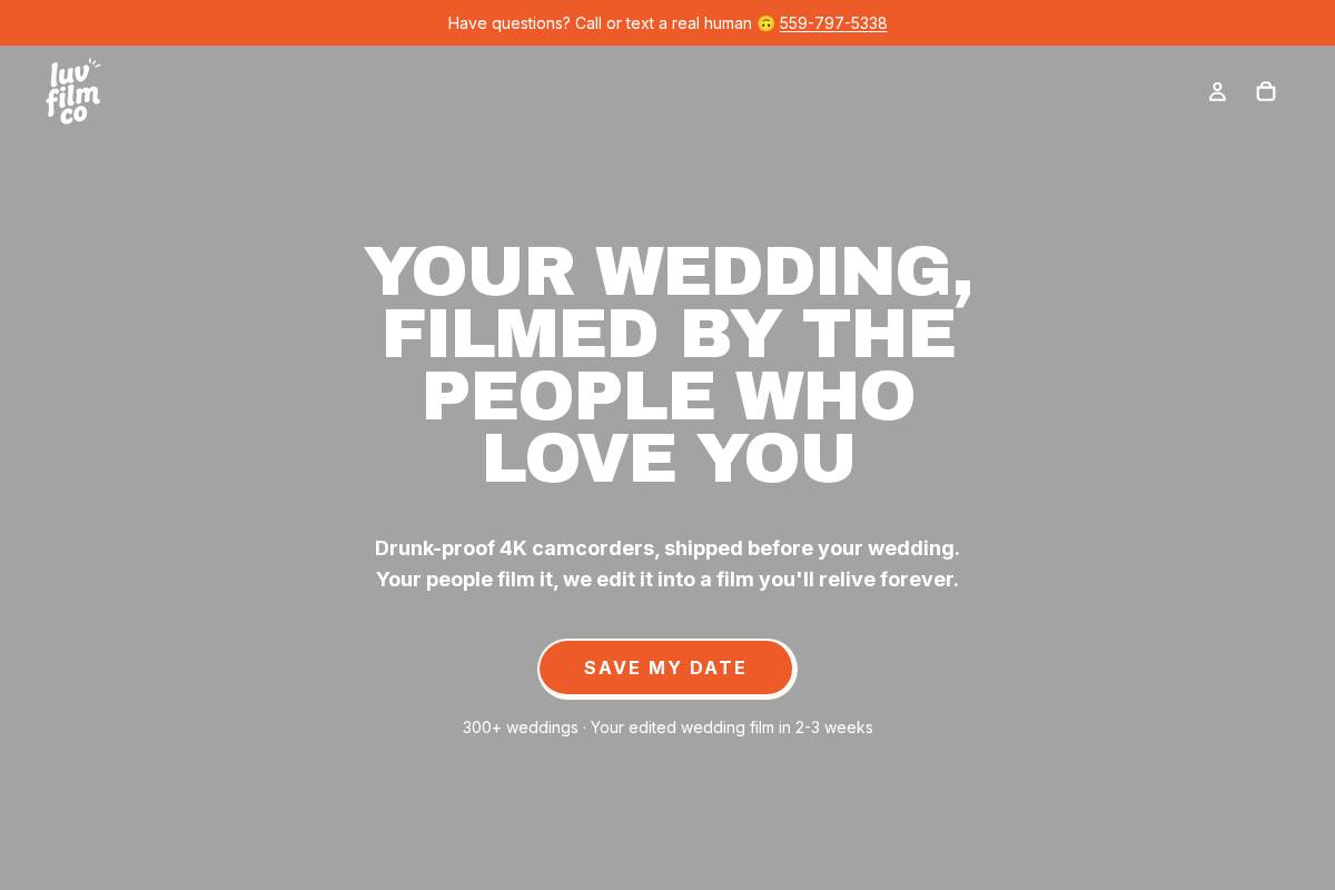 luvfilm.co homepage screenshot