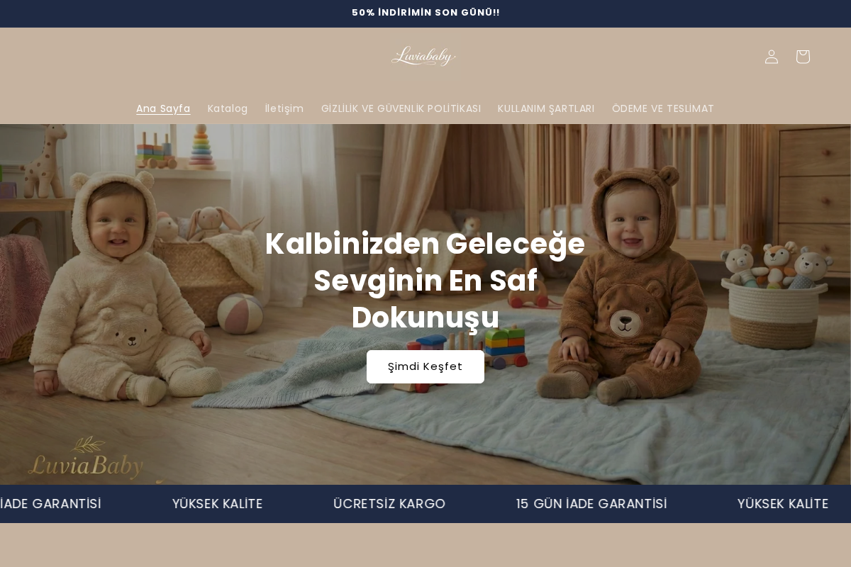 luviababy homepage screenshot