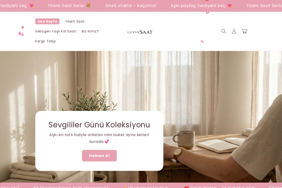 Luvia Saat homepage screenshot