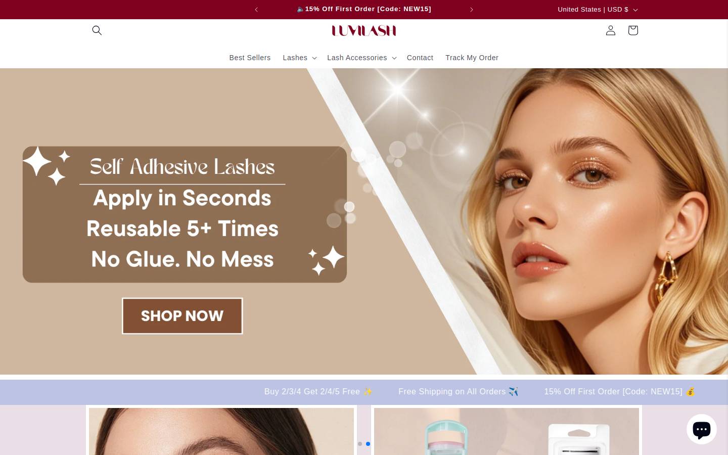 luvilash.com homepage screenshot