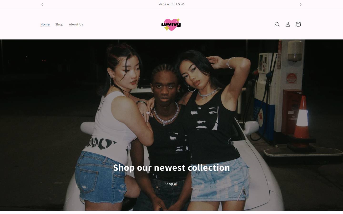 luvivy.com homepage screenshot