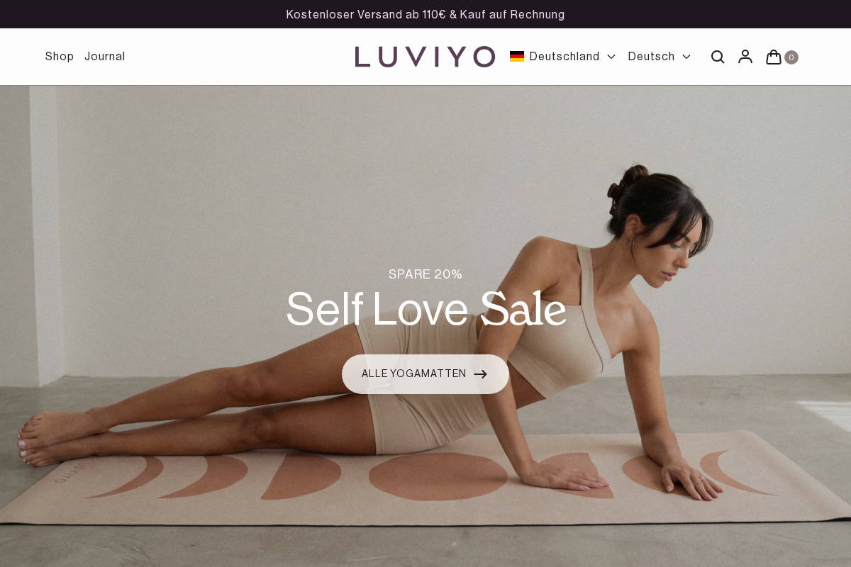 LUVIYO AG homepage screenshot