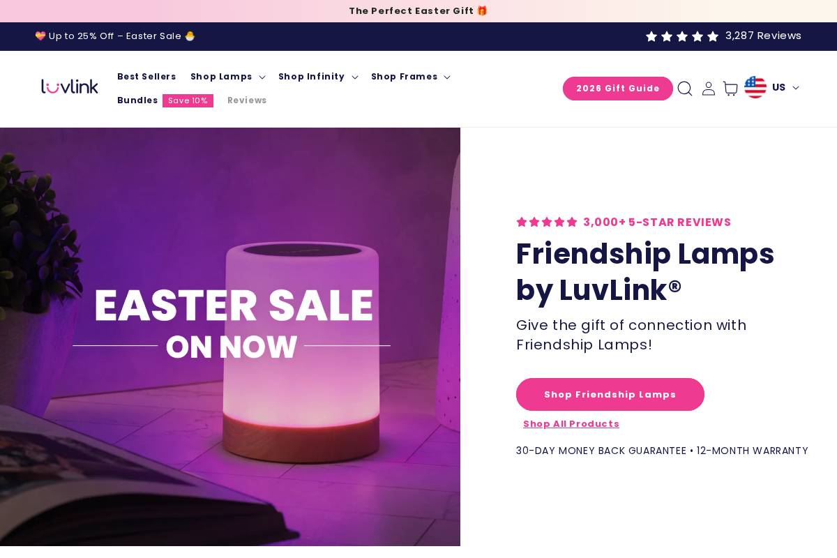 Luvlink homepage screenshot