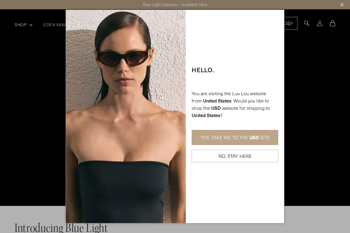Luvlou homepage screenshot