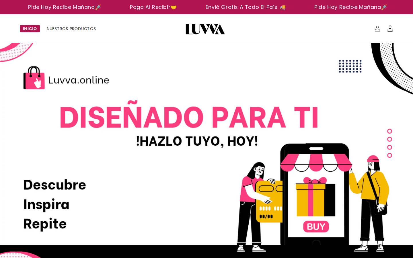 luvva.online homepage screenshot